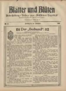 Bl&auml;tter und Bl&uuml;ten: unterhaltungs-Beilage zum "Wollsteiner Tageblatt" 1908.11.29 Nr48
