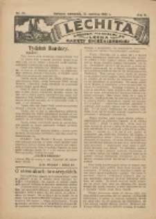 Lechita: dodatek niedzielny do Lecha - Gazety Gnieźnieńskiej 1925.06.11 R.2 Nr22