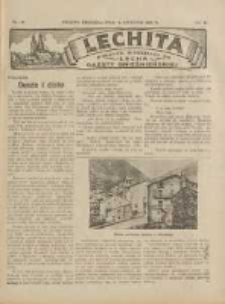Lechita: dodatek niedzielny do Lecha - Gazety Gnieźnieńskiej 1929.04.14 R.6 Nr15