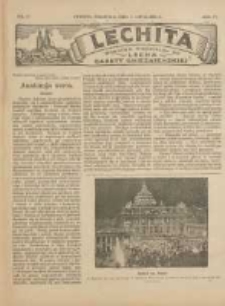 Lechita: dodatek niedzielny do Lecha - Gazety Gnieźnieńskiej 1929.07.07 R.6 Nr27