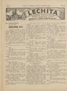 Lechita: dodatek niedzielny do Lecha - Gazety Gnieźnieńskiej 1929.09.22 R.6 Nr38