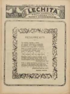 Lechita: dodatek niedzielny do Lecha - Gazety Gnieźnieńskiej 1930.04.20 R.7 Nr16