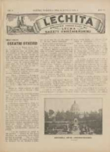 Lechita: dodatek niedzielny do Lecha - Gazety Gnieźnieńskiej 1929.02.10 R.6 Nr6
