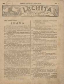 Lechita: dodatek niedzielny do Lecha - Gazety Gnieźnieńskiej 1928.01.29 R.5 Nr5