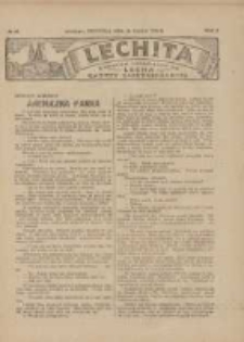 Lechita: dodatek niedzielny do Lecha - Gazety Gnieźnieńskiej 1928.03.18 R.5 Nr12