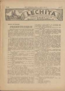 Lechita: dodatek niedzielny do Lecha - Gazety Gnieźnieńskiej 1928.07.08 R.5 Nr28