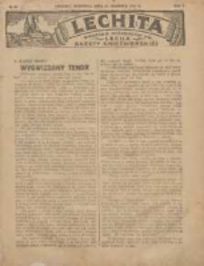 Lechita: dodatek niedzielny do Lecha - Gazety Gnieźnieńskiej 1928.08.26 R.5 Nr35