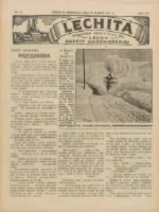 Lechita: dodatek niedzielny do Lecha - Gazety Gnieźnieńskiej 1931.03.22 R.8 Nr12