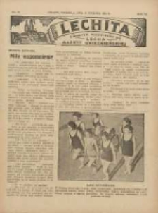 Lechita: dodatek niedzielny do Lecha - Gazety Gnieźnieńskiej 1931.08.16 R.8 Nr33