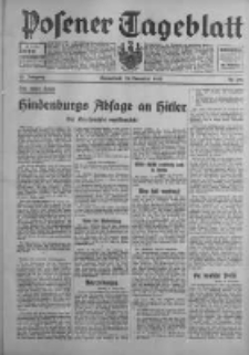 Posener Tageblatt 1932.11.26 Jg.71 Nr272