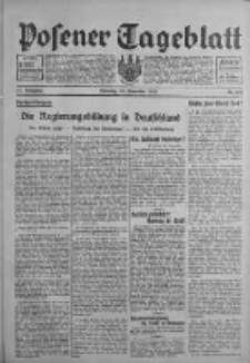 Posener Tageblatt 1932.11.29 Jg.71 Nr274