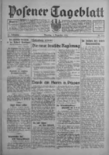 Posener Tageblatt 1932.12.06 Jg.71 Nr280