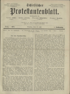 Schlesisches Protestantenblatt. 1871.07.29 Jg.1 No5