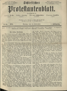 Schlesisches Protestantenblatt. 1871.09.30 Jg.1 No14