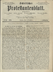 Schlesisches Protestantenblatt. 1871.12.02 Jg.1 No23