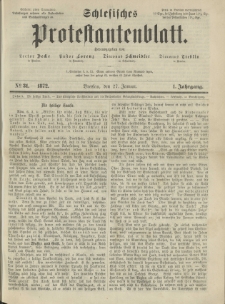 Schlesisches Protestantenblatt. 1872.01.27 Jg.1 No31
