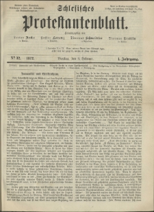 Schlesisches Protestantenblatt. 1872.02.03 Jg.1 No32