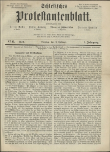 Schlesisches Protestantenblatt. 1872.02.03 Jg.1 No32