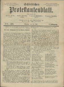 Schlesisches Protestantenblatt. 1872.07.13 Jg.2 No2