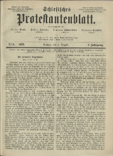 Schlesisches Protestantenblatt. 1872.08.03 Jg.2 No5