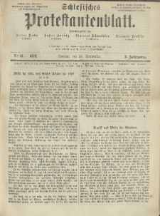 Schlesisches Protestantenblatt. 1872.09.28 Jg.2 No13