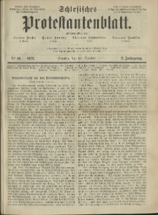 Schlesisches Protestantenblatt. 1872.10.19 Jg.2 No16