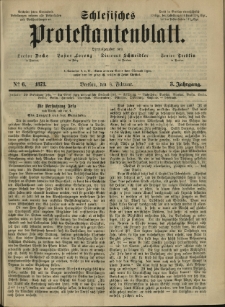 Schlesisches Protestantenblatt. 1873.02.08 Jg.3 No6