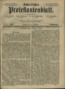 Schlesisches Protestantenblatt. 1873.02.15 Jg.3 No7