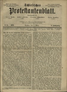 Schlesisches Protestantenblatt. 1873.03.01 Jg.3 No9