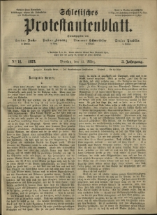 Schlesisches Protestantenblatt. 1873.03.15 Jg.3 No11