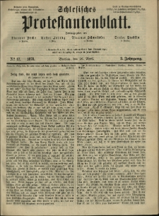 Schlesisches Protestantenblatt. 1873.04.26 Jg.3 No17
