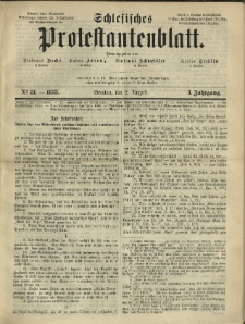 Schlesisches Protestantenblatt. 1873.08.02 Jg.3 No31