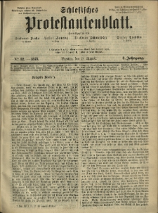 Schlesisches Protestantenblatt. 1873.08.09 Jg.3 No32
