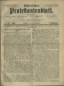 Schlesisches Protestantenblatt. 1873.09.20 Jg.3 No38