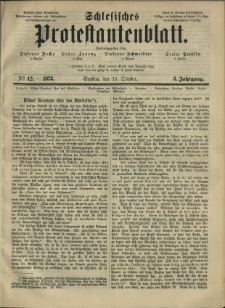 Schlesisches Protestantenblatt. 1873.10.18 Jg.3 No42