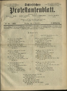 Schlesisches Protestantenblatt. 1873.12.06 Jg.3 No49