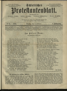 Schlesisches Protestantenblatt. 1874.02.07 Jg.4 No6