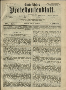 Schlesisches Protestantenblatt. 1874.02.21 Jg.4 No8