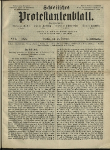 Schlesisches Protestantenblatt. 1874.02.28 Jg.4 No9