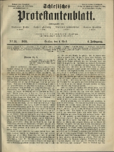 Schlesisches Protestantenblatt. 1874.04.04 Jg.4 No14
