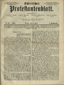 Schlesisches Protestantenblatt. 1874.04.04 Jg.4 No14