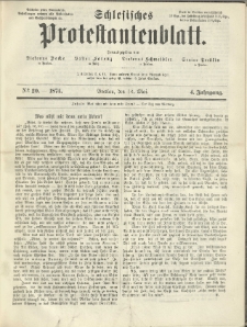 Schlesisches Protestantenblatt. 1874.05.16 Jg.4 No20