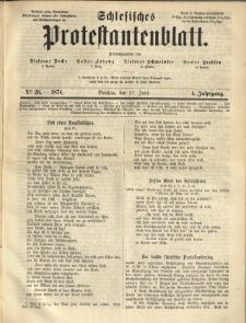 Schlesisches Protestantenblatt. 1874.06.27 Jg.4 No26