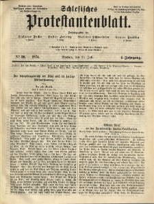 Schlesisches Protestantenblatt. 1874.07.25 Jg.4 No30
