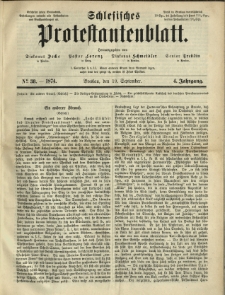 Schlesisches Protestantenblatt. 1874.09.19 Jg.4 No38