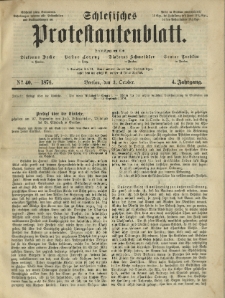 Schlesisches Protestantenblatt. 1874.10.03 Jg.4 No40