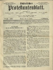 Schlesisches Protestantenblatt. 1874.10.24 Jg.4 No43