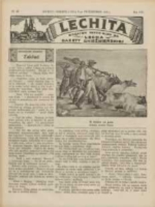 Lechita: dodatek niedzielny do Lecha - Gazety Gnieźnieńskiej 1932.10.09 R.9 Nr40