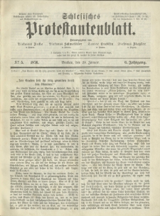 Schlesisches Protestantenblatt. 1876.01.29 Jg.6 No5