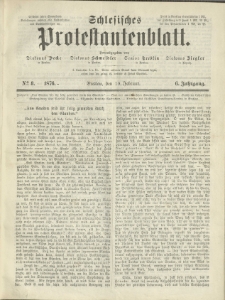 Schlesisches Protestantenblatt. 1876.02.19 Jg.6 No8
